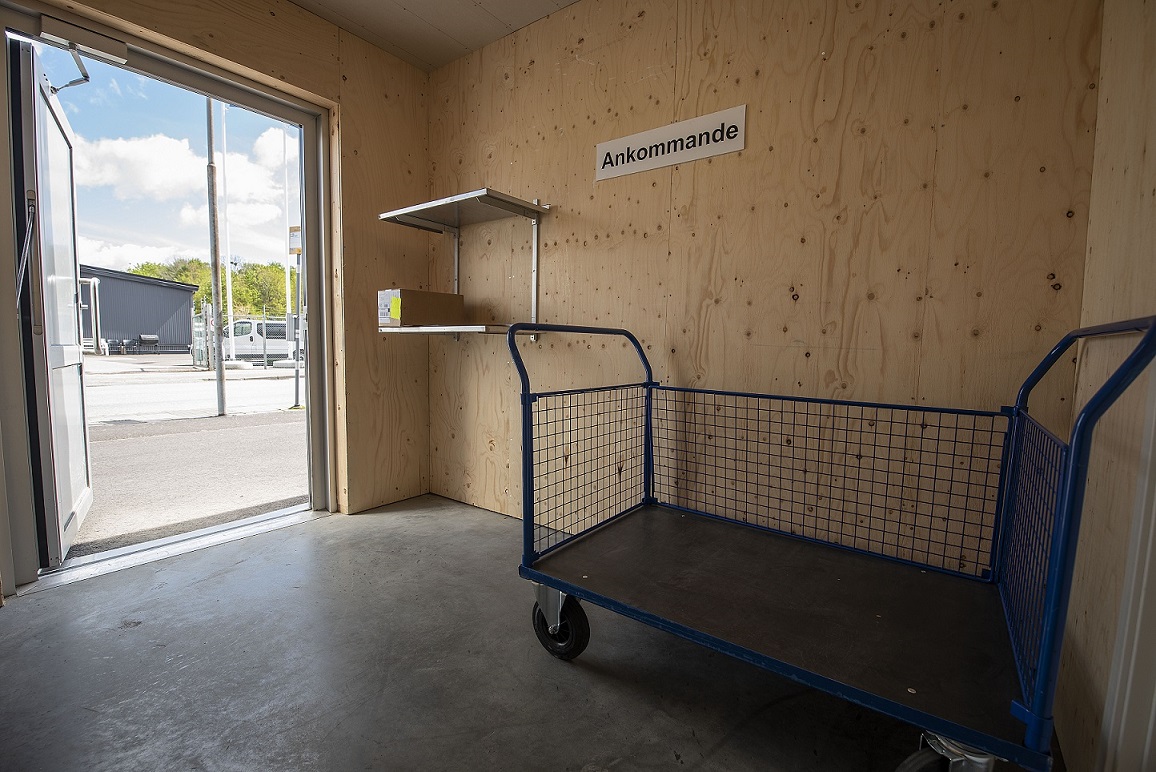 Lomma Garage Varumottagning inne